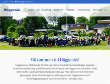 Tablet Screenshot of haggenassjukhem.se